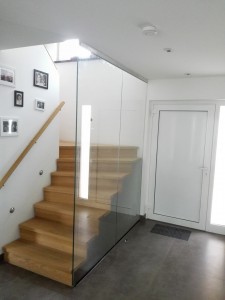Treppenverglasung