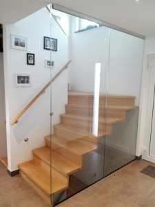 Treppenverglasung